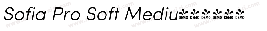 Sofia Pro Soft Mediu字体转换